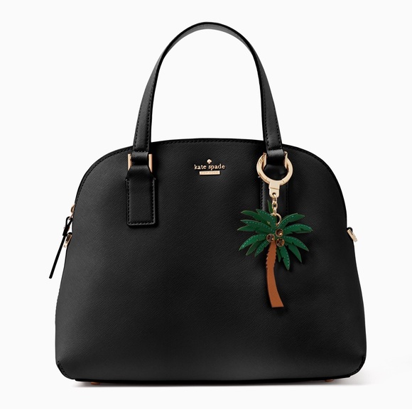‼️SOLD‼️ Kate Spade Palm Tree Keychain Bag Charm - Picture 7 of 7